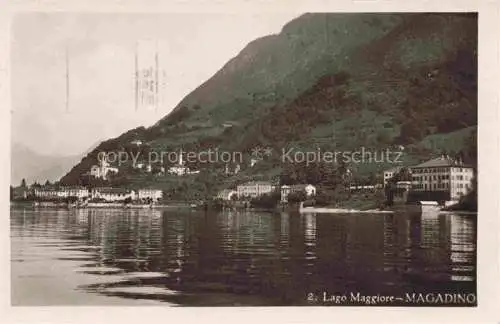 AK / Ansichtskarte Magadino_Locarno_TI Lago Maggiore 