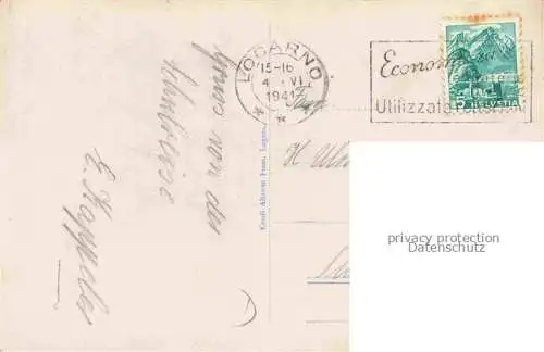 AK / Ansichtskarte Magadino_Locarno_TI Lago Maggiore 