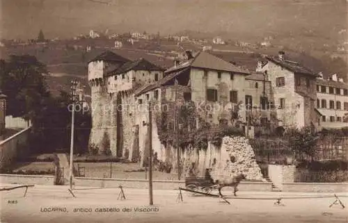 AK / Ansichtskarte LOCARNO_Lago_Maggiore_TI Antico castello dei Visconti 