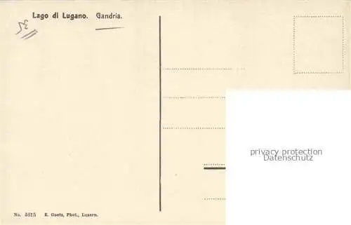 AK / Ansichtskarte Gandria_Lago_di_Lugano Motivo Gandria_Lago_di_Lugano