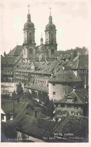AK / Ansichtskarte St_Gallen_SANKT_GALLEN_SG Klostergebaeude Dom 