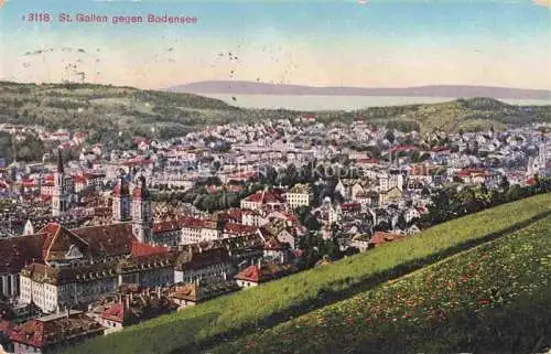AK / Ansichtskarte St_Gallen_SANKT_GALLEN_SG Panorama Bodensee 