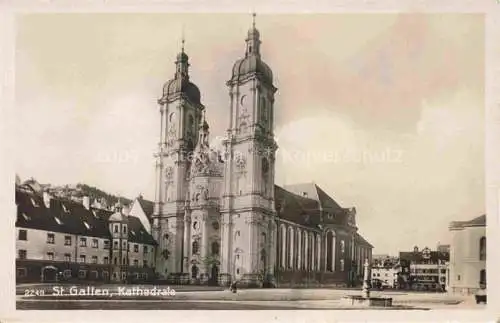 AK / Ansichtskarte St_Gallen_SANKT_GALLEN_SG Kathedrale 