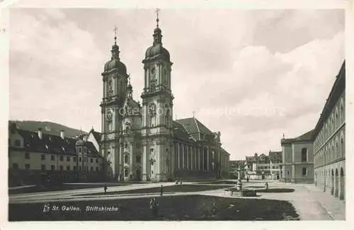 AK / Ansichtskarte St_Gallen_SANKT_GALLEN_SG Stiftskirche 
