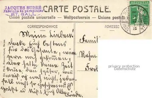 AK / Ansichtskarte St_Gallen_SANKT_GALLEN_SG Inneres der Stiftskirche 