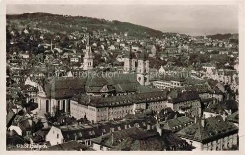 AK / Ansichtskarte St_Gallen_SANKT_GALLEN_SG Panorama Kathedrale 