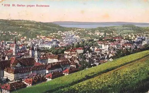 AK / Ansichtskarte St_Gallen_SANKT_GALLEN_SG Panorama 