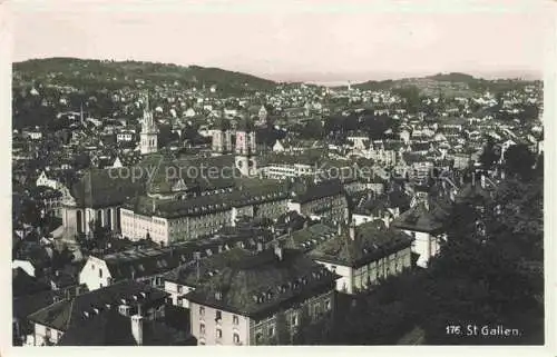AK / Ansichtskarte St_Gallen_SANKT_GALLEN_SG Panorama Kathedrale 