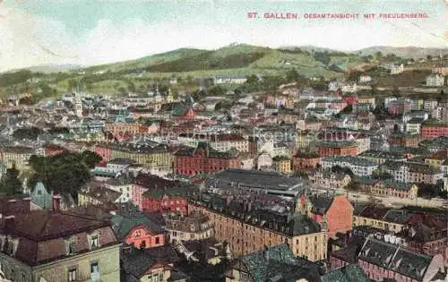 AK / Ansichtskarte St_Gallen_SANKT_GALLEN_SG Panorama mit Freudenberg 