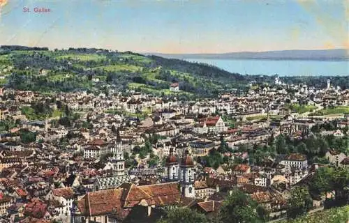 AK / Ansichtskarte St_Gallen_SANKT_GALLEN_SG Panorama Kathedrale 