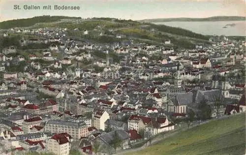 AK / Ansichtskarte St_Gallen_SANKT_GALLEN_SG mit Bodensee 