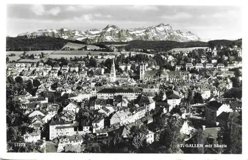 AK / Ansichtskarte St_Gallen_SANKT_GALLEN_SG mit Saentisblick 