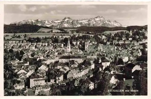 AK / Ansichtskarte St_Gallen_SANKT_GALLEN_SG mit Saentisblick 