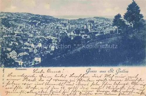 AK / Ansichtskarte St_Gallen_SANKT_GALLEN_SG Panorama 