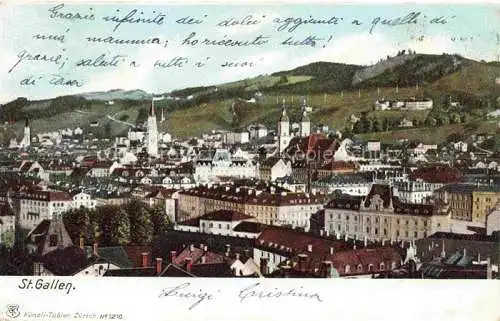 AK / Ansichtskarte St_Gallen_SANKT_GALLEN_SG Panorama 