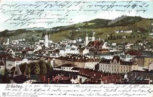 AK / Ansichtskarte St_Gallen_SANKT_GALLEN_SG Panorama 