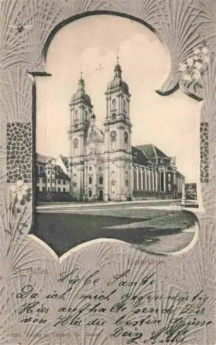 AK / Ansichtskarte St_Gallen_SANKT_GALLEN_SG Stiftskirche 