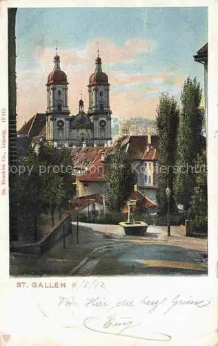 AK / Ansichtskarte St_Gallen_SANKT_GALLEN_SG Kathedrale 