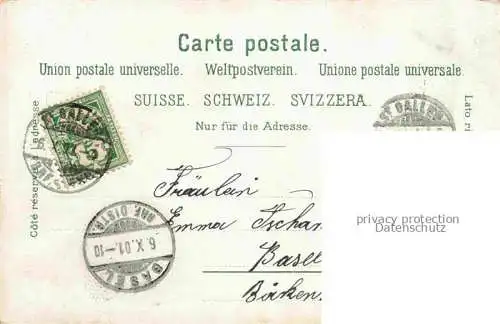 AK / Ansichtskarte St_Gallen_SANKT_GALLEN_SG Klosterkirche 