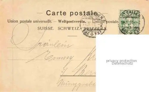 AK / Ansichtskarte St_Gallen_SANKT_GALLEN_SG Klosterkirche 