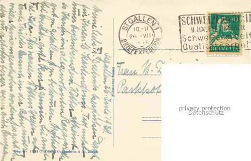 AK / Ansichtskarte St_Gallen_SANKT_GALLEN_SG Domkirche 