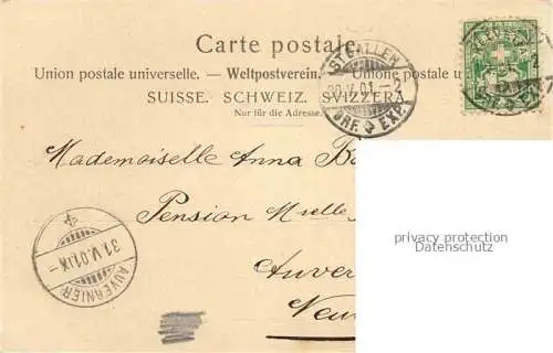 AK / Ansichtskarte St_Gallen_SANKT_GALLEN_SG Blick von der St Georgenstrasse 