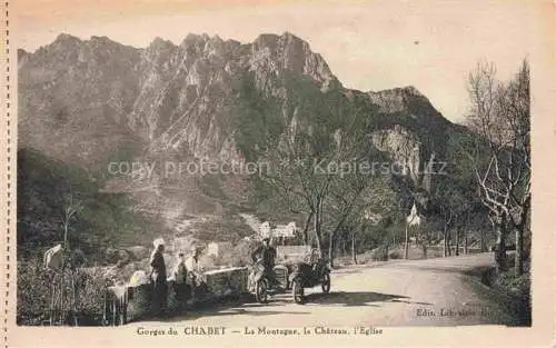 AK / Ansichtskarte Le Chabet el Abkra Algerie Gorges de Chabet La Montagne le Chateau l'Eglise