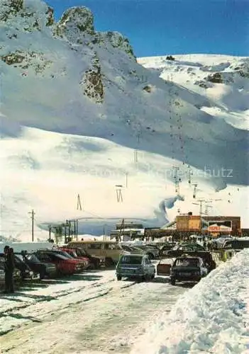 AK / Ansichtskarte Tignes_Albertville_73_Savoie Abfahrtstation der Grande Motte und die Pisten 