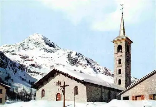 AK / Ansichtskarte Tignes_Albertville_73_Savoie Eglise et le Dome de la Sache 