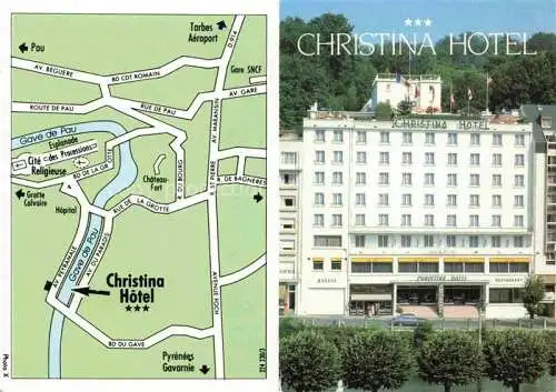 AK / Ansichtskarte LOURDES_65 Christina Hotel 