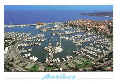 AK / Ansichtskarte ANTIBES_06_Alpes_Maritimes Le Port Vue aerienne 