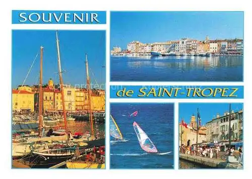 AK / Ansichtskarte Saint_Tropez_Var Souvenir de Saint Tropez Saint_Tropez_Var