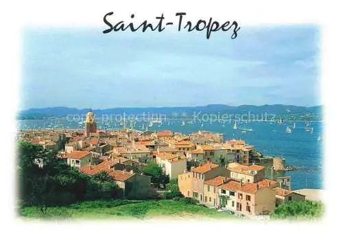 AK / Ansichtskarte Saint_Tropez_Var Vue generale Saint_Tropez_Var