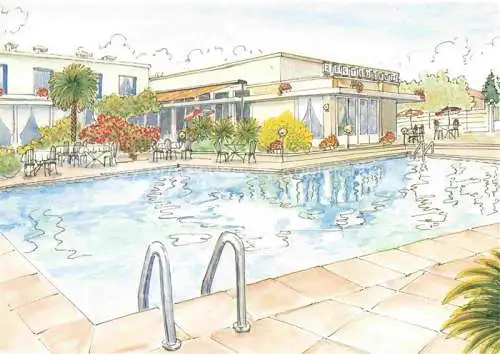 AK / Ansichtskarte Montelier_Valence_26_Drome Hostellerie De la vallee du Rhone Illustration 