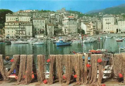 AK / Ansichtskarte BASTIA_2B_Haute Corse Du mole genois ou sechent les filets des pecheurs 