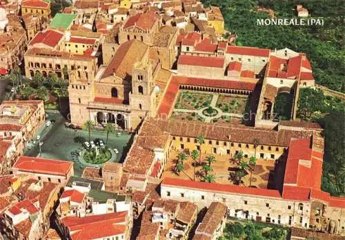 AK / Ansichtskarte Monreale Palermo Sicilia IT Fliegeraufnahme