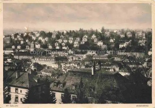 AK / Ansichtskarte St_Gallen_SANKT_GALLEN_SG Blick vom Rosenberg 