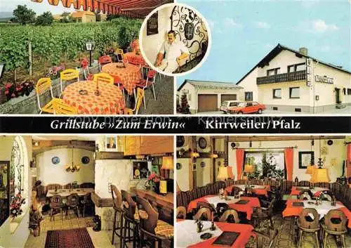 AK / Ansichtskarte Kirrweiler Pfalz Grillstube Zum Erwin Terrasse Gastraeume