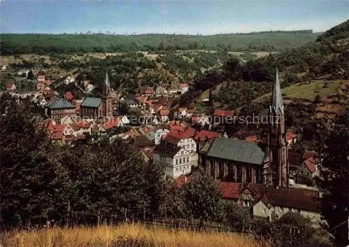 AK / Ansichtskarte Weidenthal Pfalz Panorama Kirche