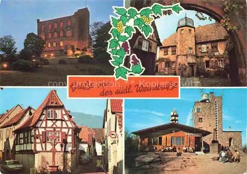 AK / Ansichtskarte Diedesfeld Hambacher Schloss Schloesschen Diedesfeld aeltestes Haus Maikammer Kalmit
