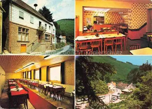 AK / Ansichtskarte Helmbach Elmstein Gasthaus Pension Schmitt Gastraeume Panorama