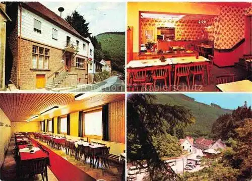 AK / Ansichtskarte Helmbach Elmstein Gasthaus Fam Lueneburger Gastraeume Panorama