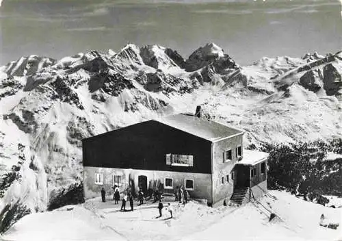 AK / Ansichtskarte Corviglia_St_Moritz_GR Endstation der Luftseilbahn Corviglia Piz Nair 