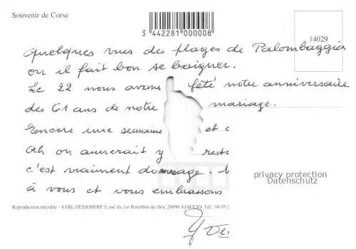 AK / Ansichtskarte Palombaggia_Porto Vecchio_2A_Corse du Sud Fliegeraufnahmen 