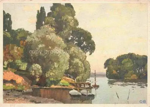 AK / Ansichtskarte MANTES LA JOLIE_Mantes sur Seine_78_Yvelines Bords de la Seine Illustration 