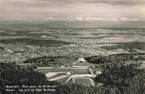 AK / Ansichtskarte Magglingen Panorama Blick gegen Berner Alpen Magglingen