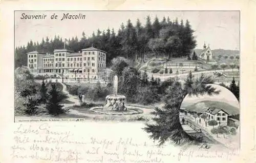 AK / Ansichtskarte Macolin_sur_Bienne_Biel_BE Etablissement Climaterique Kuenstlerkarte 