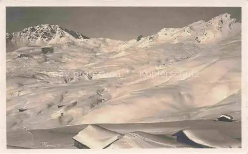 AK / Ansichtskarte AROSA_GR Winterpanorama Blick von Tschuggen gegen Hoernli Arosa_GR