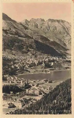 AK / Ansichtskarte St_Moritz__SANKT_MORITZ_GR Panorama Blick gegen Pitz Kesch Albula Alpen 