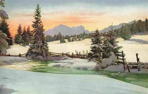 AK / Ansichtskarte Lenzerheide_GR Landschaftspanorama im Winter Lenzerheide GR